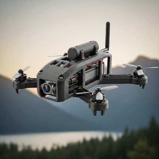 Aerospace prototype component on test bench