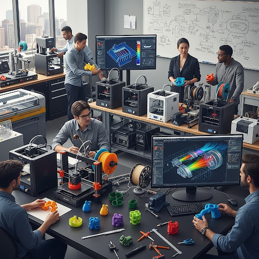 Car interior with advanced display system