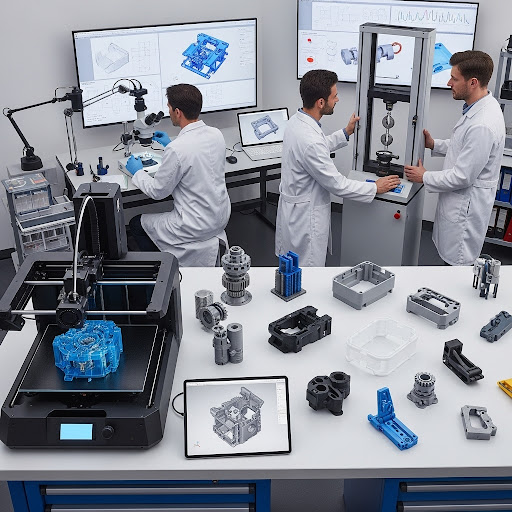 Modern car interior dashboard design