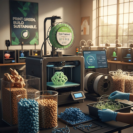 Sustainable 3D printing components