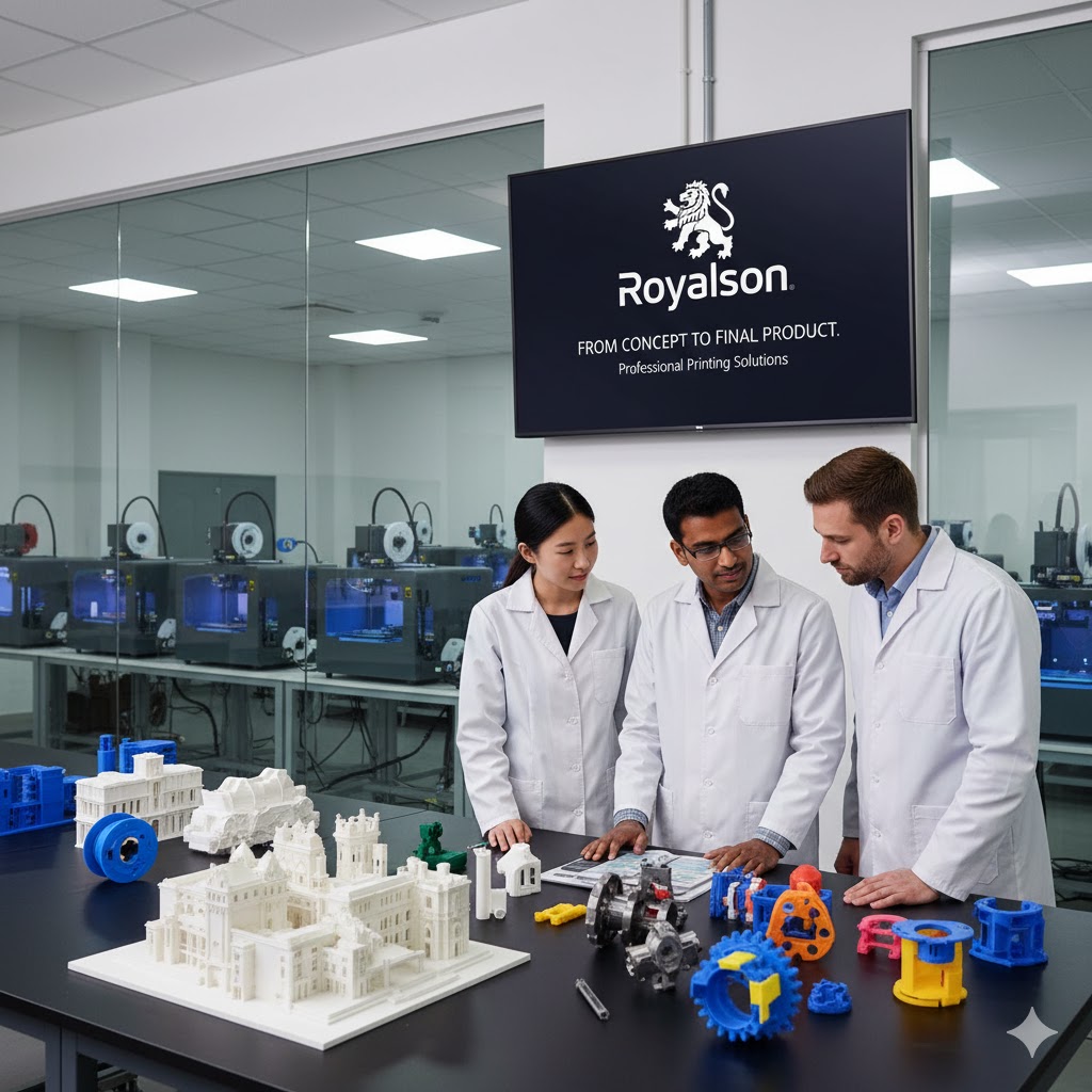 3D printed creature, figure, and building